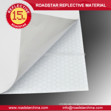 PVC reflective sheeting for temporary warning roadsigns